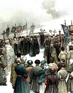 Transferring the body of Joseph from Granivore to Belgorod